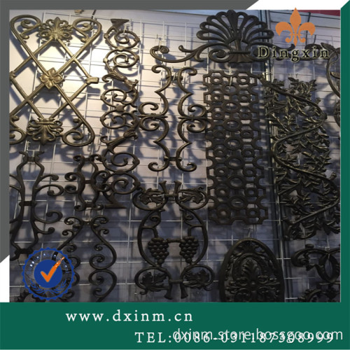 Wrought iron ornamentals pattern decorate fence gate balcony gazebo
